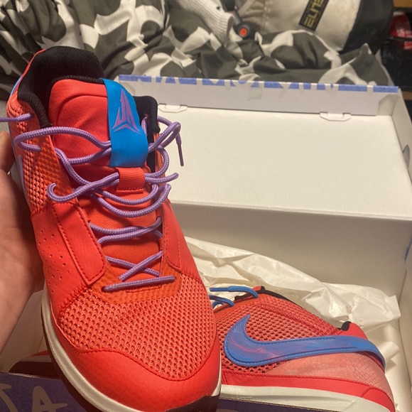 Ja morant 1s in ember glow colour way size 11.5 - Picture 3 of 5